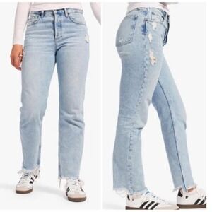 nuuds Light Blue Straight Leg Jeans